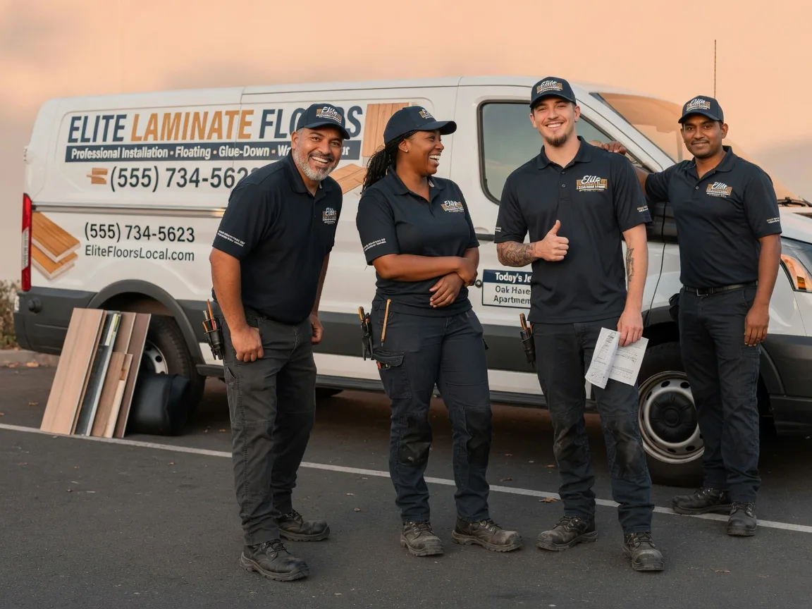 Laminate flooring installation company in Luana, IA
